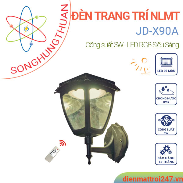 Đèn năng lượng sân vườn JD-X90A