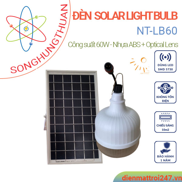 Đèn búp năng lượng mặt trời NT-LB60