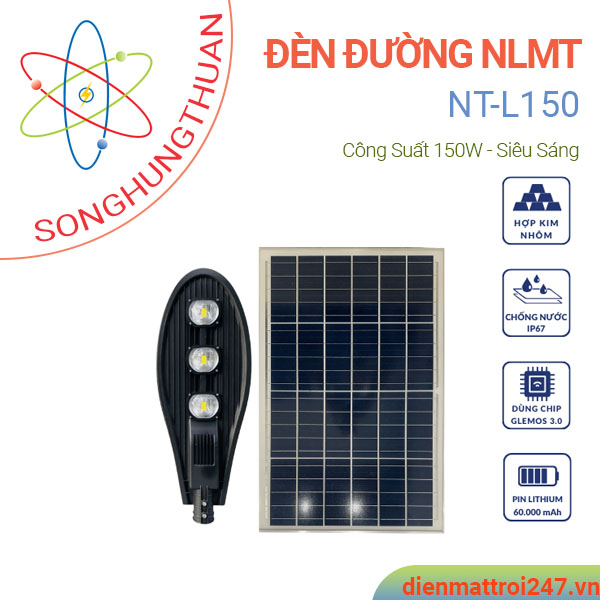 Đèn lá 150w – Đèn lá năng lượng mặt trời NT-L150